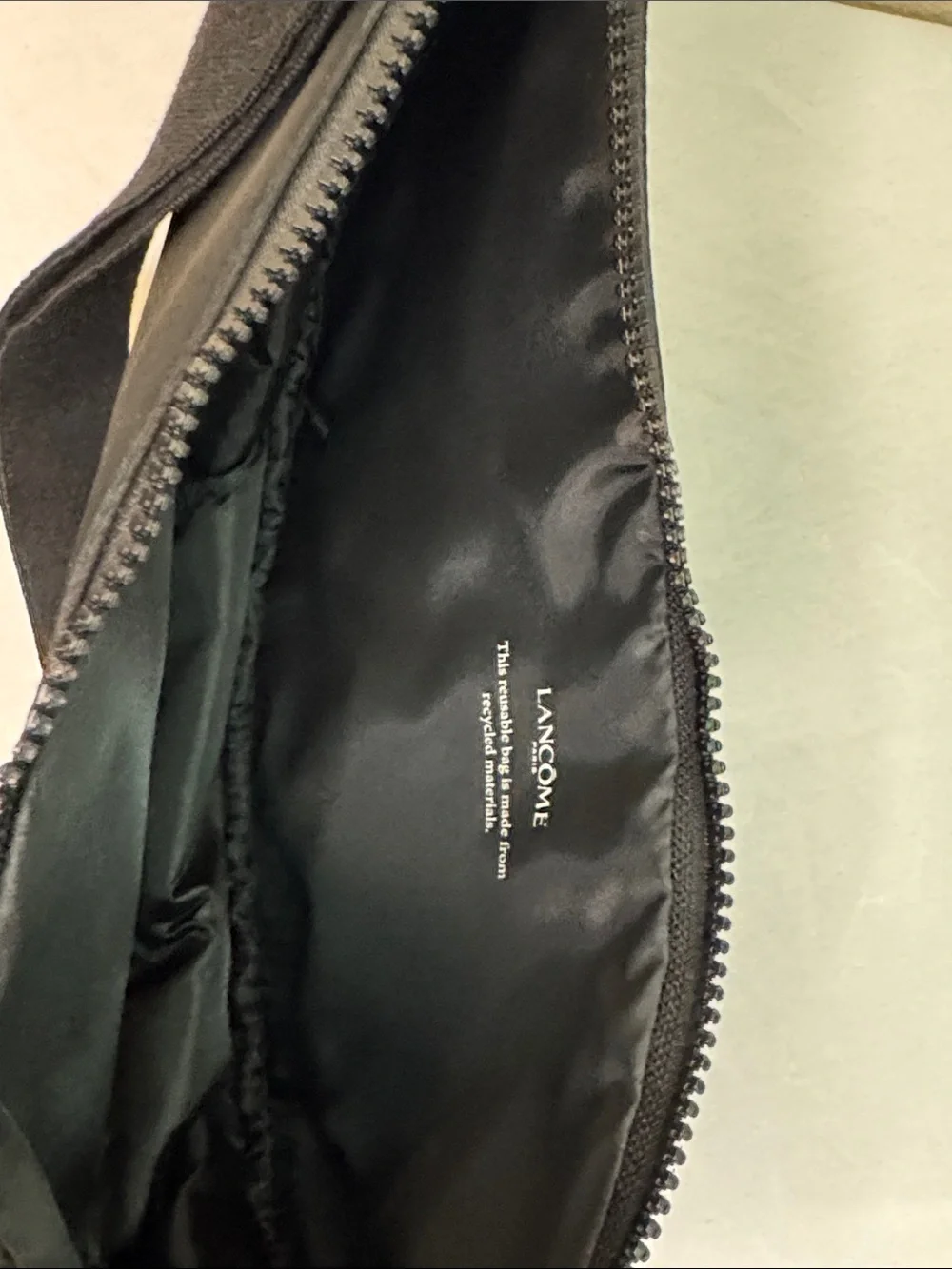 Lancôme Black Crescent Messenger Bag